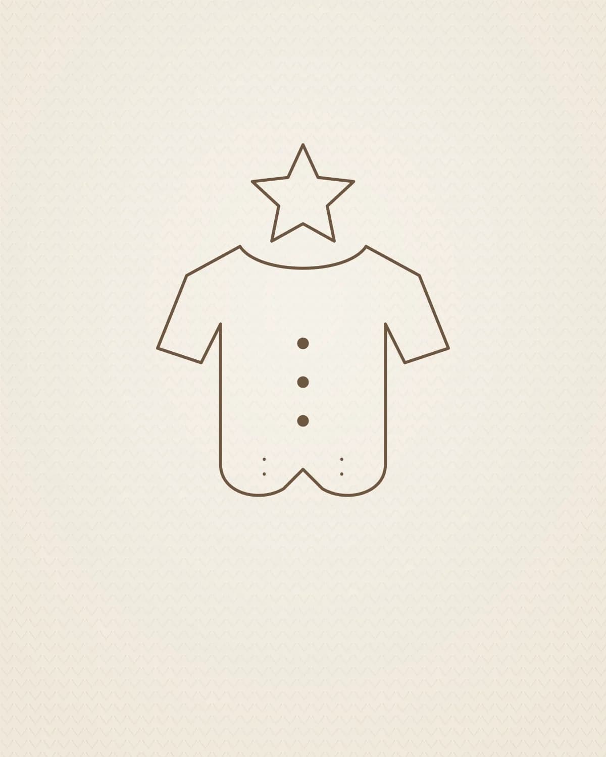 Little Star hooded romper, second view